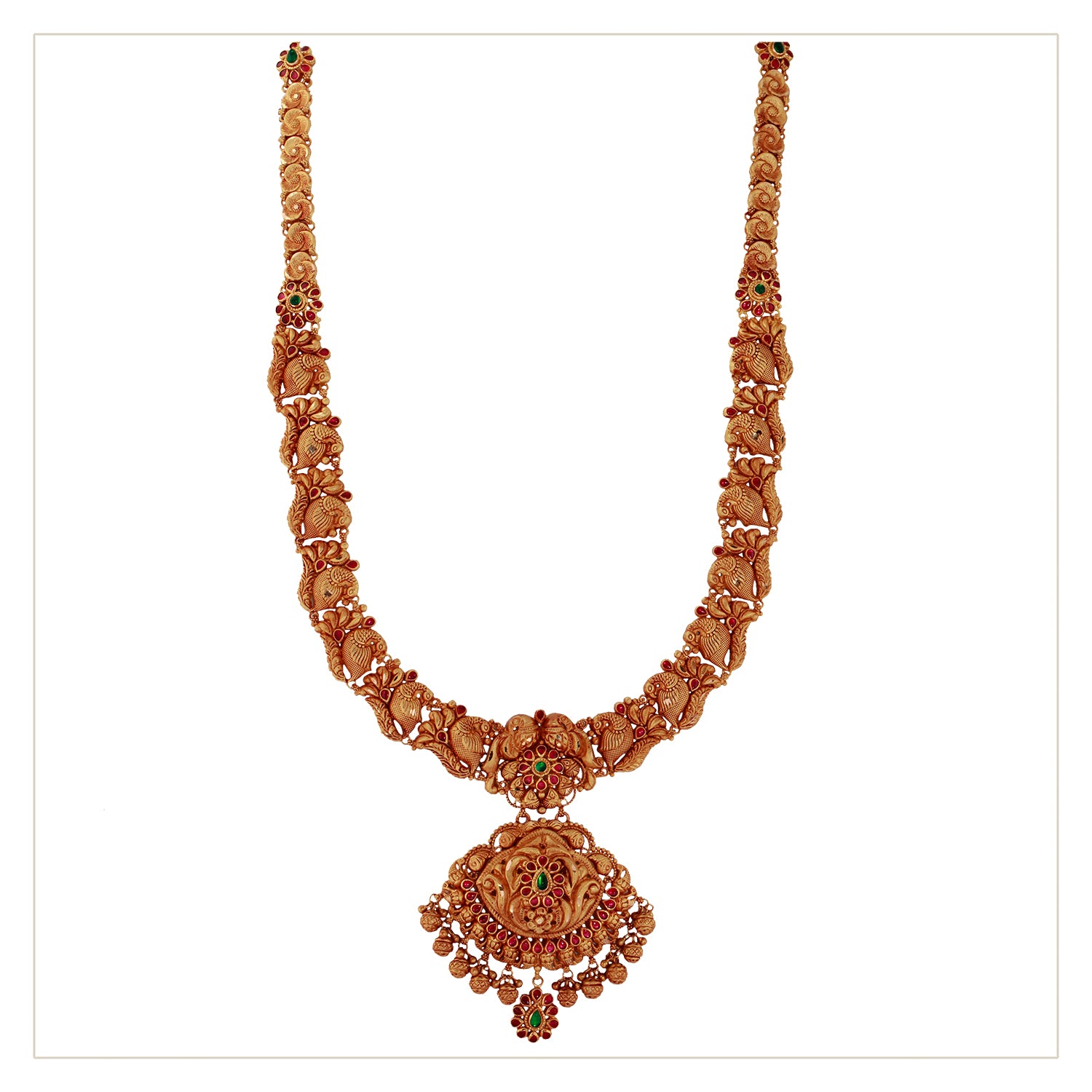 Peacock and Flower Antique Haram