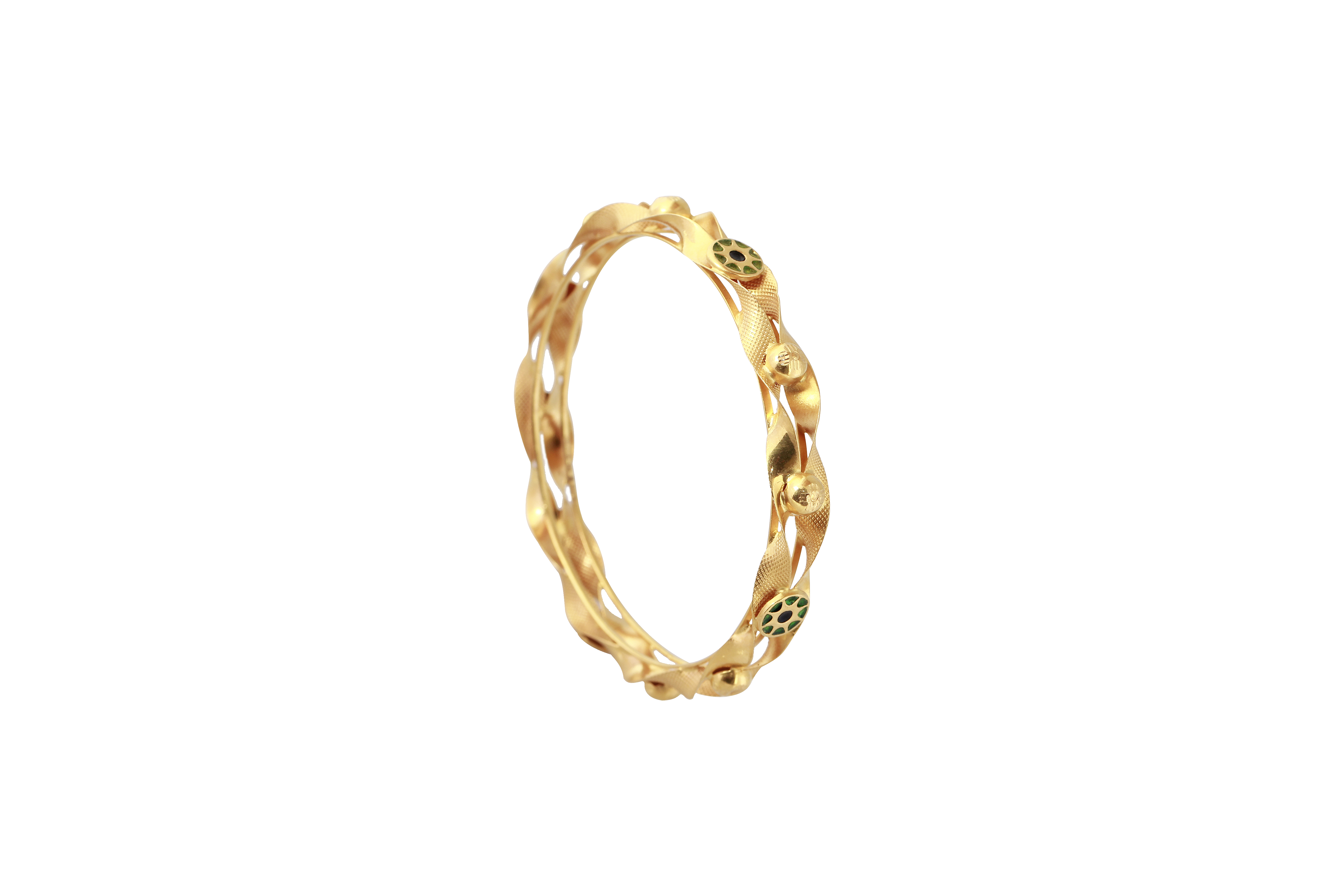Double spiral Designed Bangle