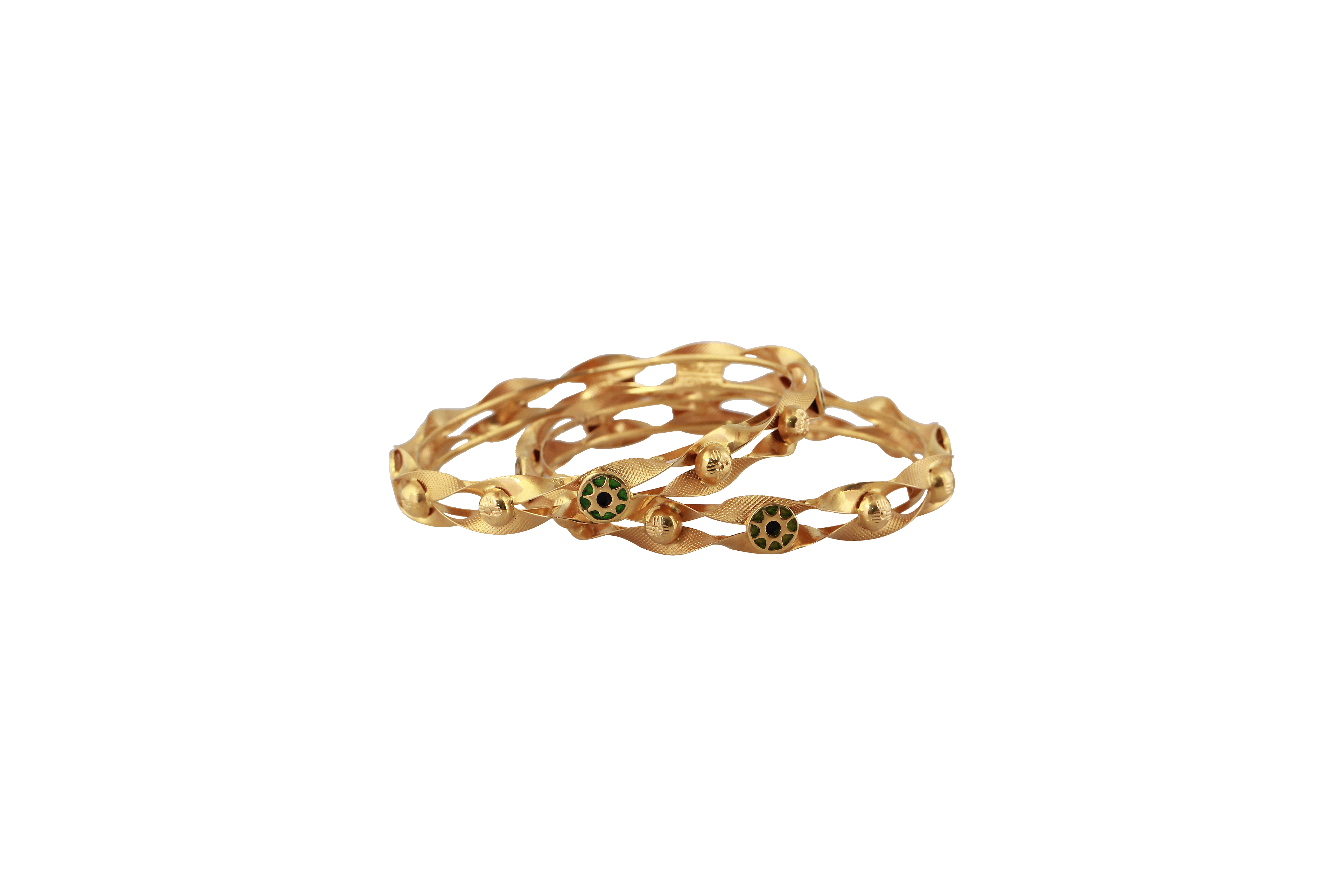 Double spiral Designed Bangle