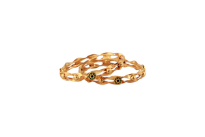 Double spiral Designed Bangle